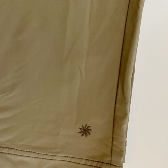 Athleta Tan Zipper Pocket Athletic Pants Size 10 - Picture 12 of 12